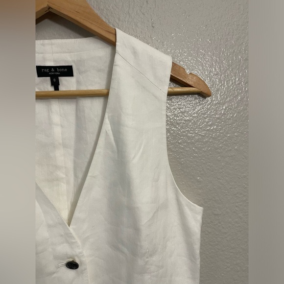Rag and Bone Priya Linen Vest - Picture 5 of 12